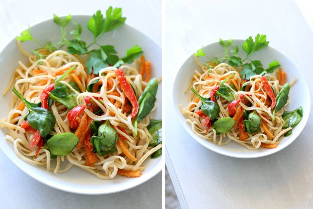 Nouilles sauces cacahuète