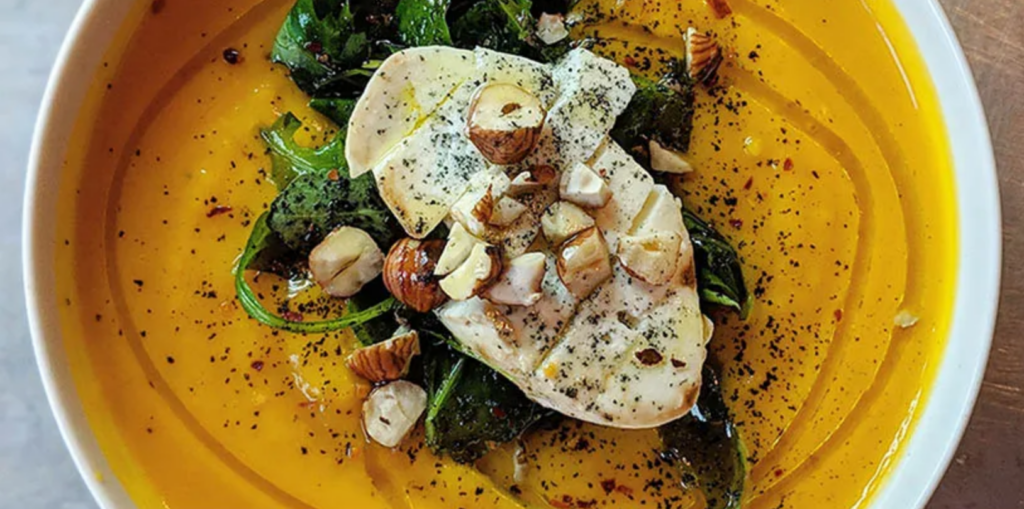 Soupe de courge butternut