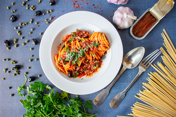 pâtes à la putanesca